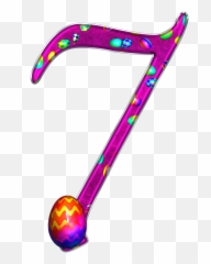 Easter Theme Number 7 Transparent Png - Stickpng Chiffre 7 Png,Number 7 Png