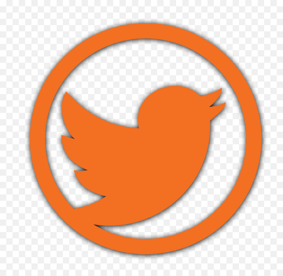 Download Twiiter Orange Logo Png Images - Orange Twitter Polk Bros Park,Twitter Symbol Png