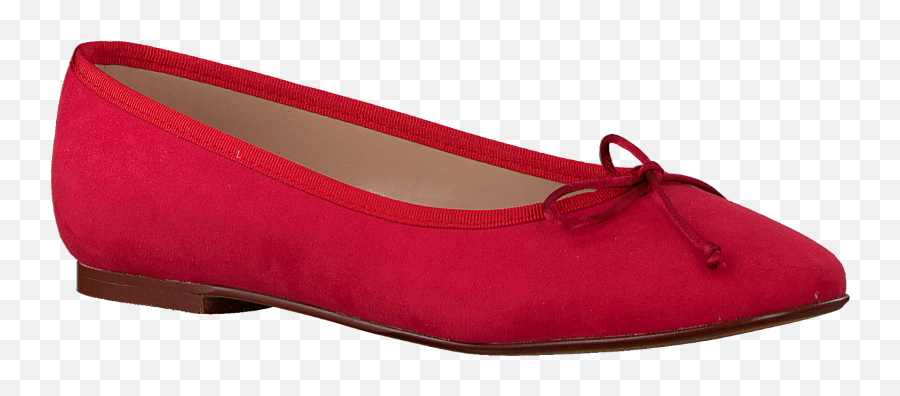 Red Giulia Ballet Pumps G12ballerina - Omodacom Ballet Flat Png,Ballerina Shoes Png