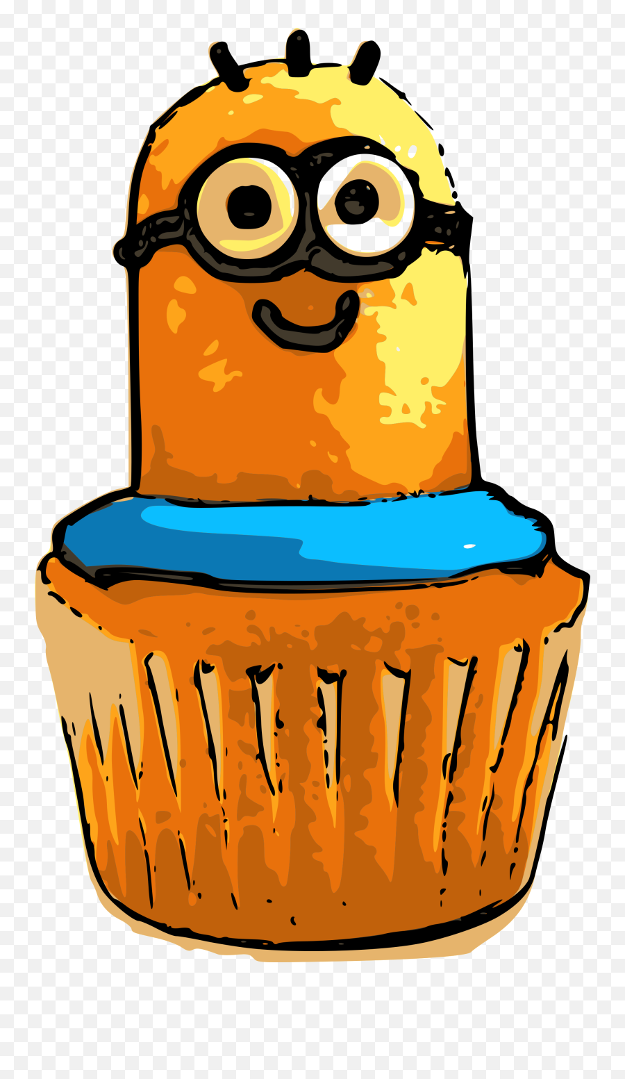 Twinkie Clipart Transparent Background - Minion Cupcake Png,Twinkie Png