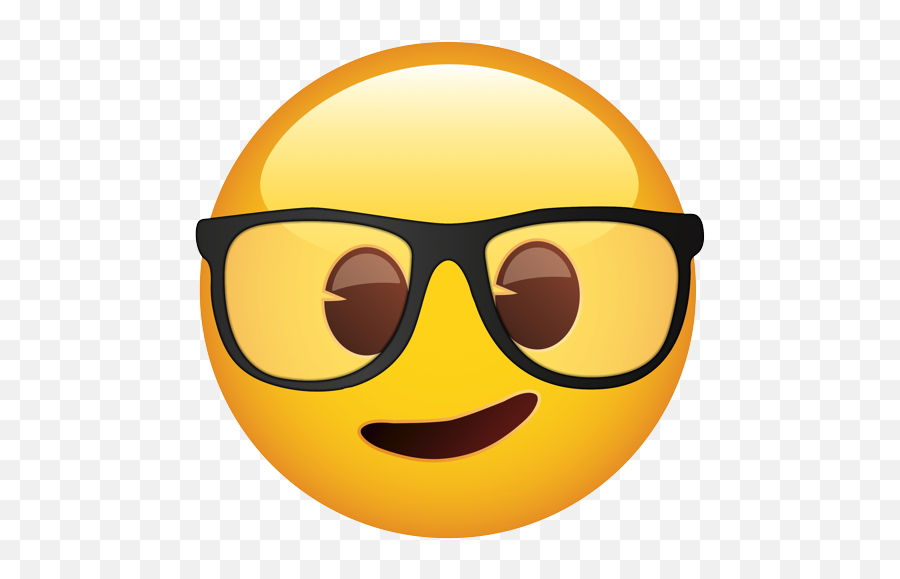 Emoji U2013 The Official Brand Nerd Face Fitz 0 - U1f913 Happy Png,Nerd Emoji Png