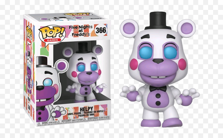 Freddy Fazbearu0027s Pizzeria Simulator - Helpy Pop Vinyl Figure Funko Pop Scrap Baby Png,Freddy Fazbear Png