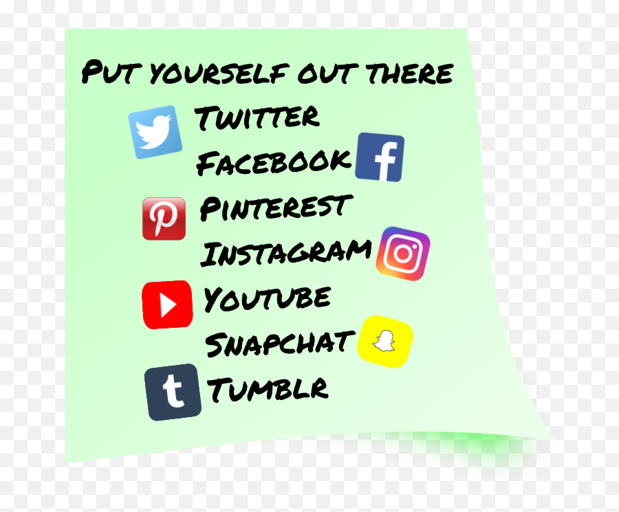 Blue Post It Note Png - Sticky Note Twitter Snapchat Youtube Facebook Instagram Twitter P,Instagram Post Png