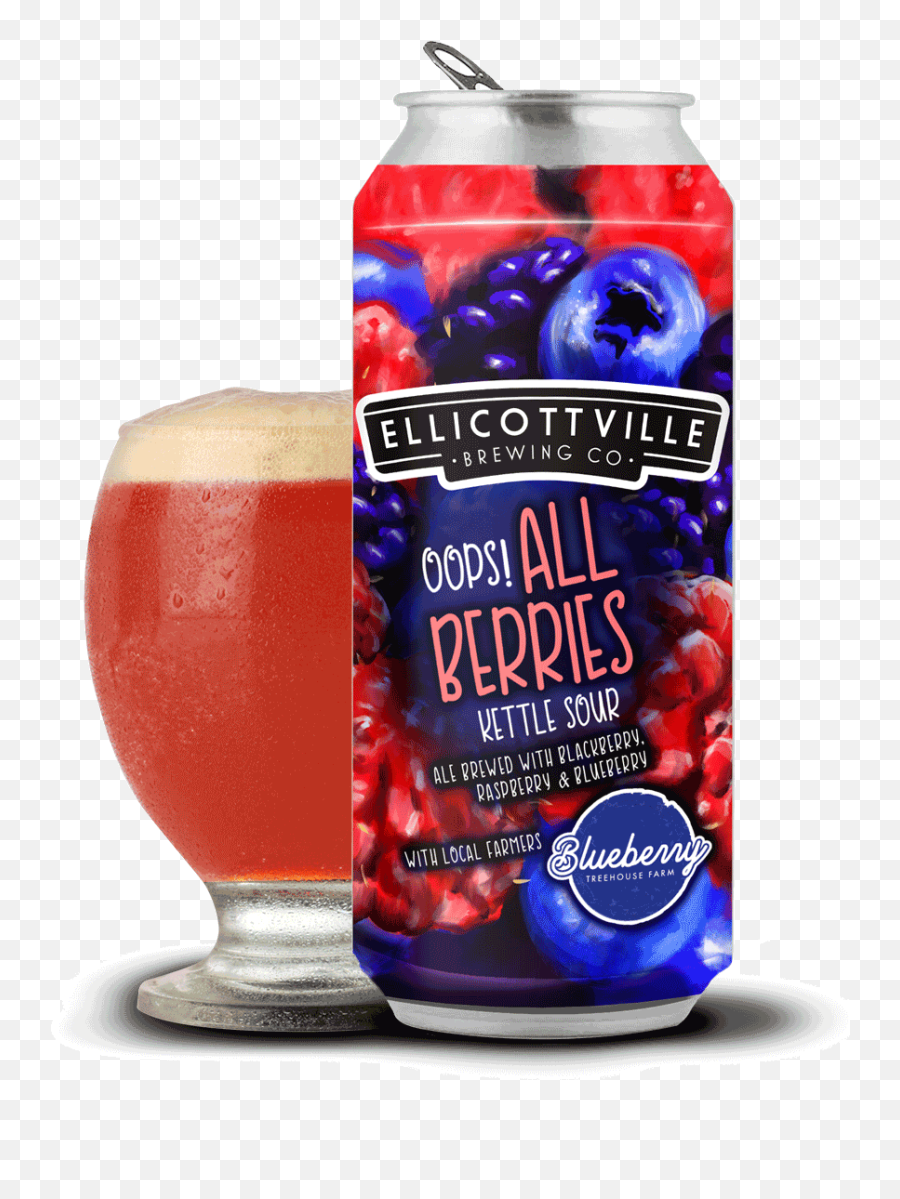 Ebc Oops All Berries Sour Ellicottville Brewing Co In The Us - Beer Glassware Png,Berry Png