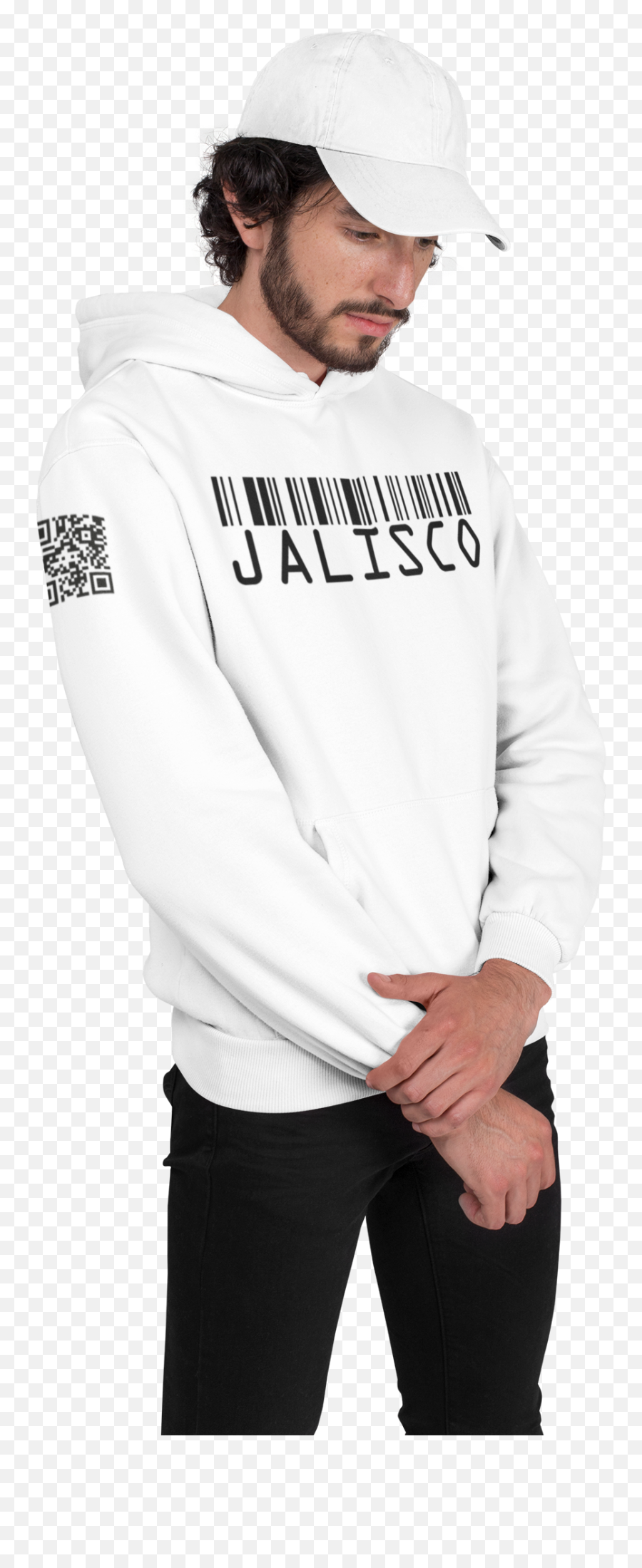 Estado Barcode - White Bo Yapma Yazl Sweatshirt Png,White Barcode Png