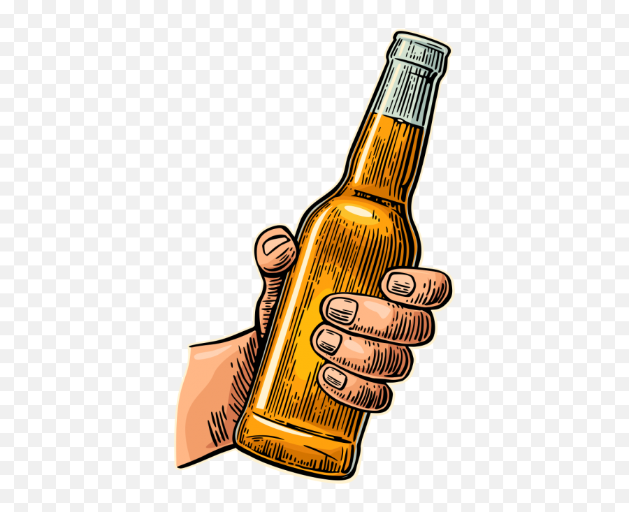 Thanks To Budweiser And Wisconsin Distributors For - Cheers Hand Beer Bottle Illustration Png,Cheers Png