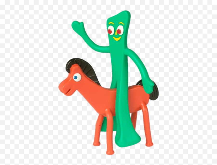 Gumby Sitting - Original Gumby And Pokey Png,Gumby Png