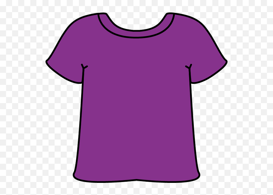 Girl T Shirt Clipart Purple Cliparts - Colorful T Shirt Clipart Png,T Shirt Clipart Png
