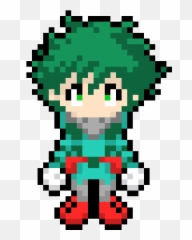 Deku Pixel Art Maker - Pixel Art My Hero Academia Png,Deku Png