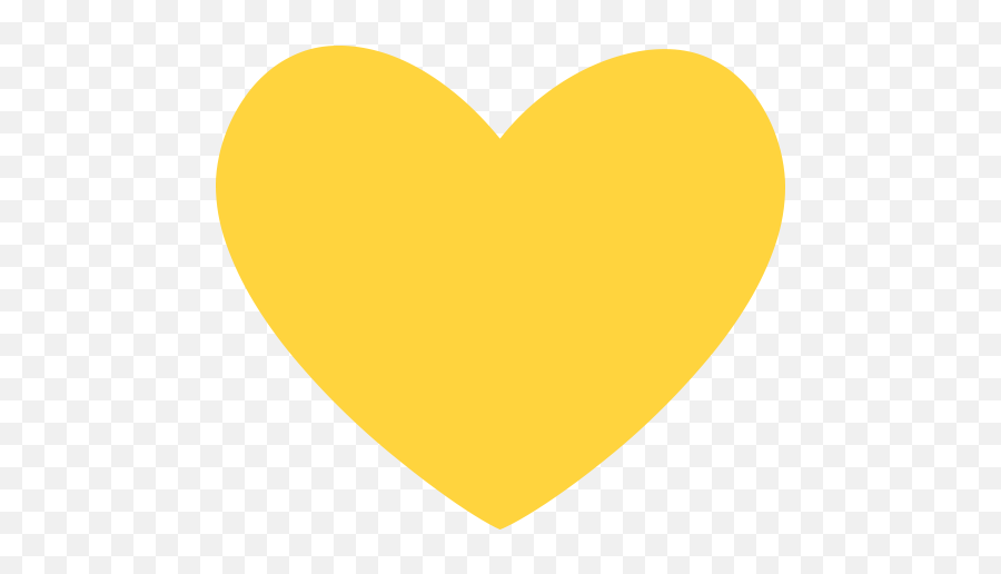 Yellow Heart Id 11984 Emojicouk - Black Heart In Yello Png,Black Heart Emoji Png