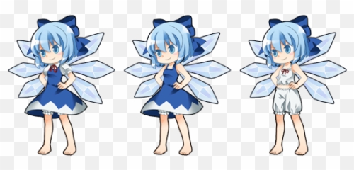 Touhou Project Cirno Minecraft Skin - Cirno Touhou Png,Touhou Logo