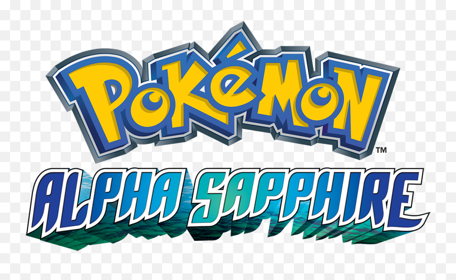Download Hd Pokãu2021mon Alpha Sapphire Logo Final 1200px 150dpi - Pokemon Alphasapphire Version Logo Png,Kenny Omega Logo