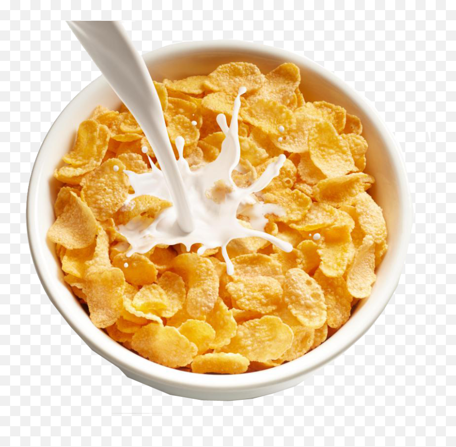 Download Hd Cereal And Milk Png - Bowl Of Cereal Png,Cereal Bowl Png