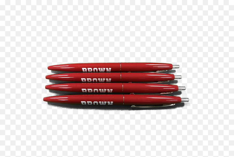 Red And White Bic Click Pen - 4pk Brown Bookstore Marking Tool Png,Bic Pen Logo