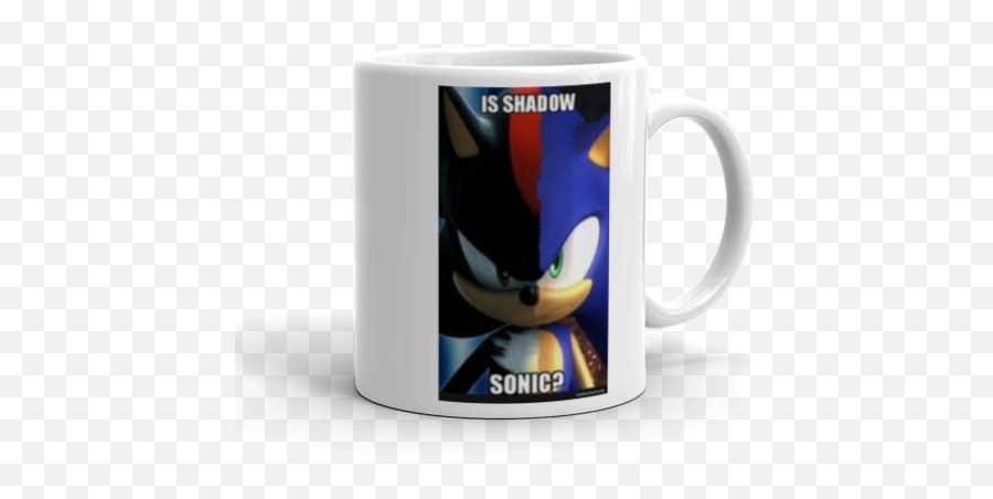 Is Shadow Sonic Make A Meme - Magic Mug Png,Shadow The Hedgehog Transparent