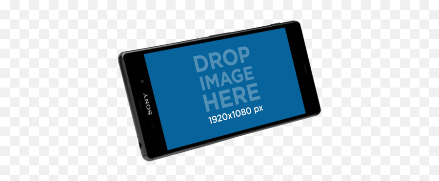 Download Hd Floating Android Phone Over - Smartphone Png,Smartphone Transparent Background