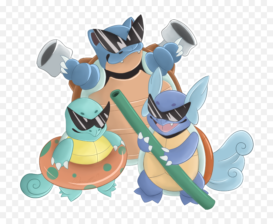 Squirtle Evo - Colored U2014 Weasyl Fictional Character Png,Squirtle Transparent