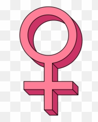 Female Hormones Are Not Pink Venus Symbol - Transparent Background Sign png