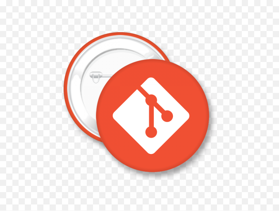 Git Versioning System Logo Pin Button - Button Pins Icon Png,Pin It Button Icon