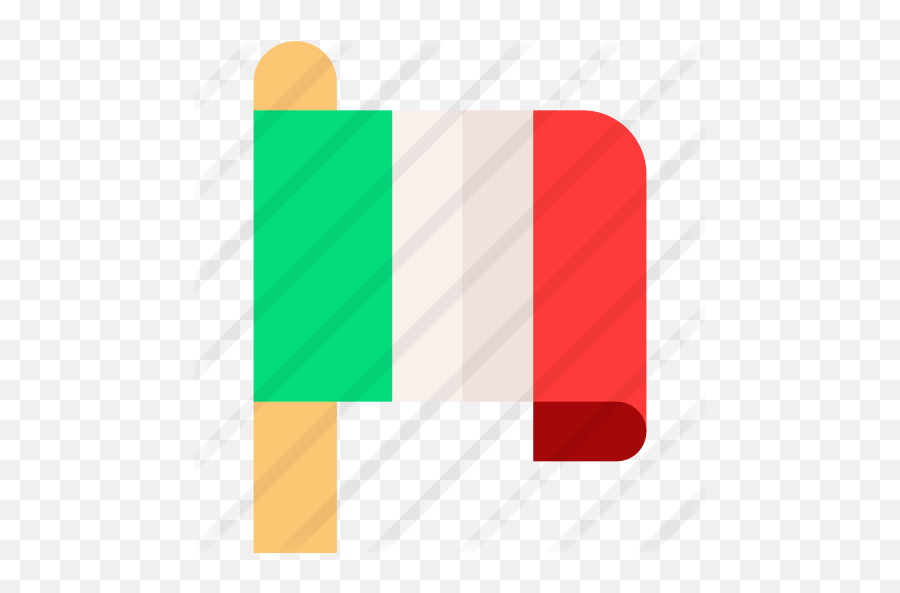 Italian Flag - Vertical Png,Flag Flat Icon