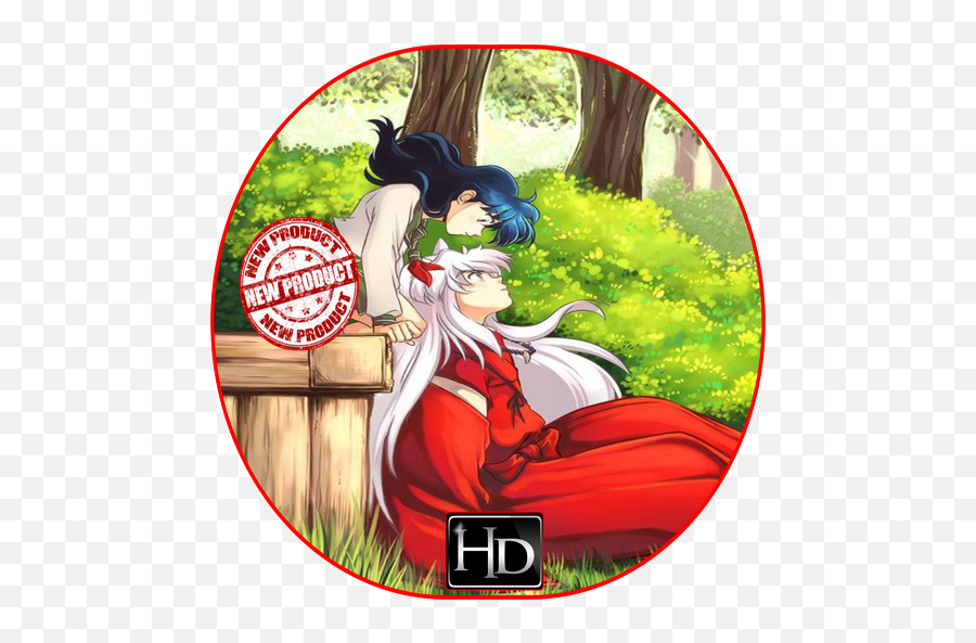 Inuyasha Kagome Wallpaper 100 Apk Download - Com Cute Inuyasha With Kagome Png,Kagome Icon