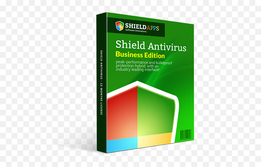 Shield Antivirus - 12 Months License Vertical Png,Windows 10 Remove Shield Icon