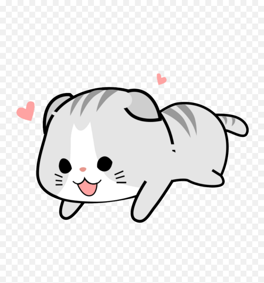 Kawaii Cute Cats Png Clipart - Cartoon Cute Cat Png,Anime Cat Png