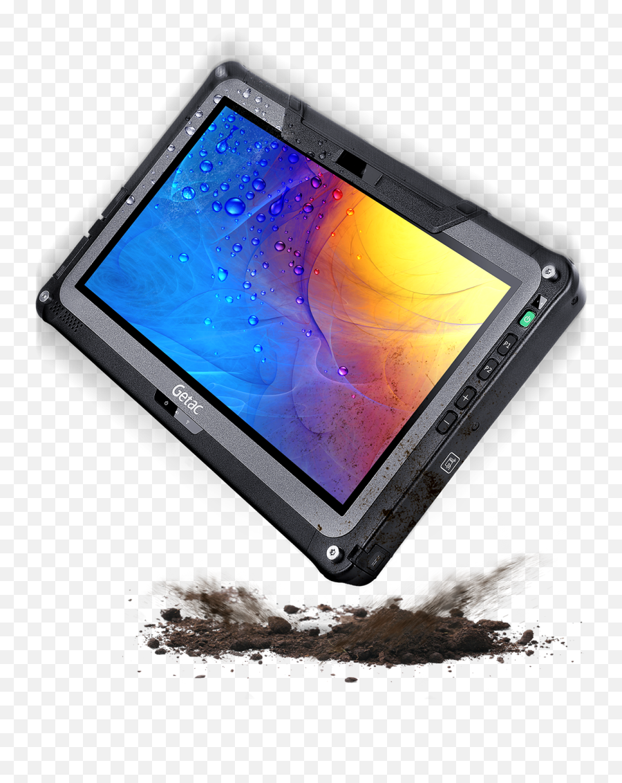 F110 Ruggedized Tablet Getac - Rugged Png,Phone Computer Tablet Icon Free