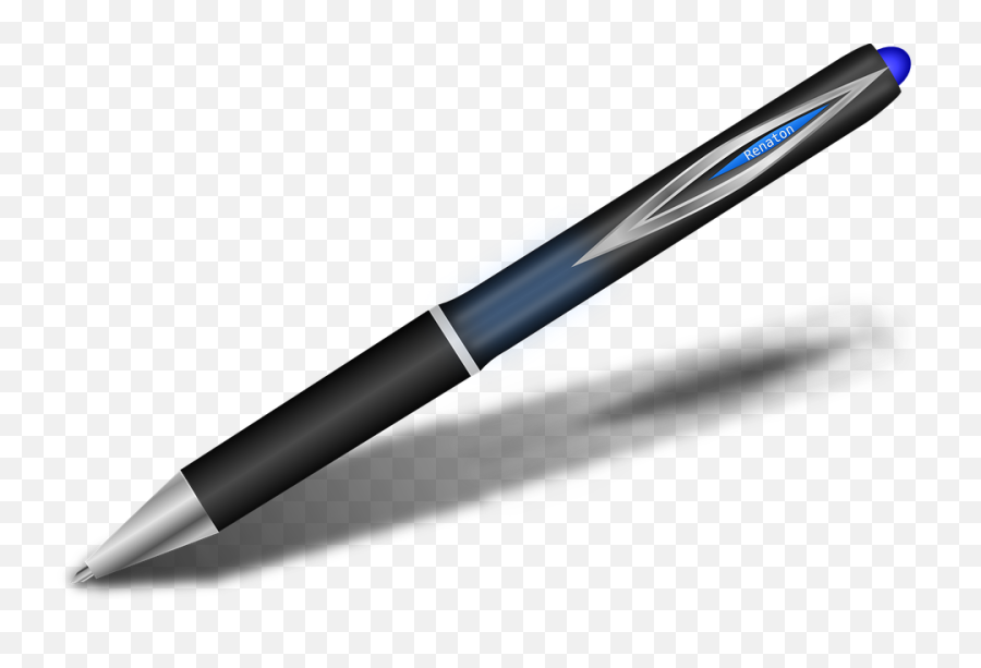 Blue Pen Vector Image Free Svg - Transparent Background Pen Png,Pen Vector Png