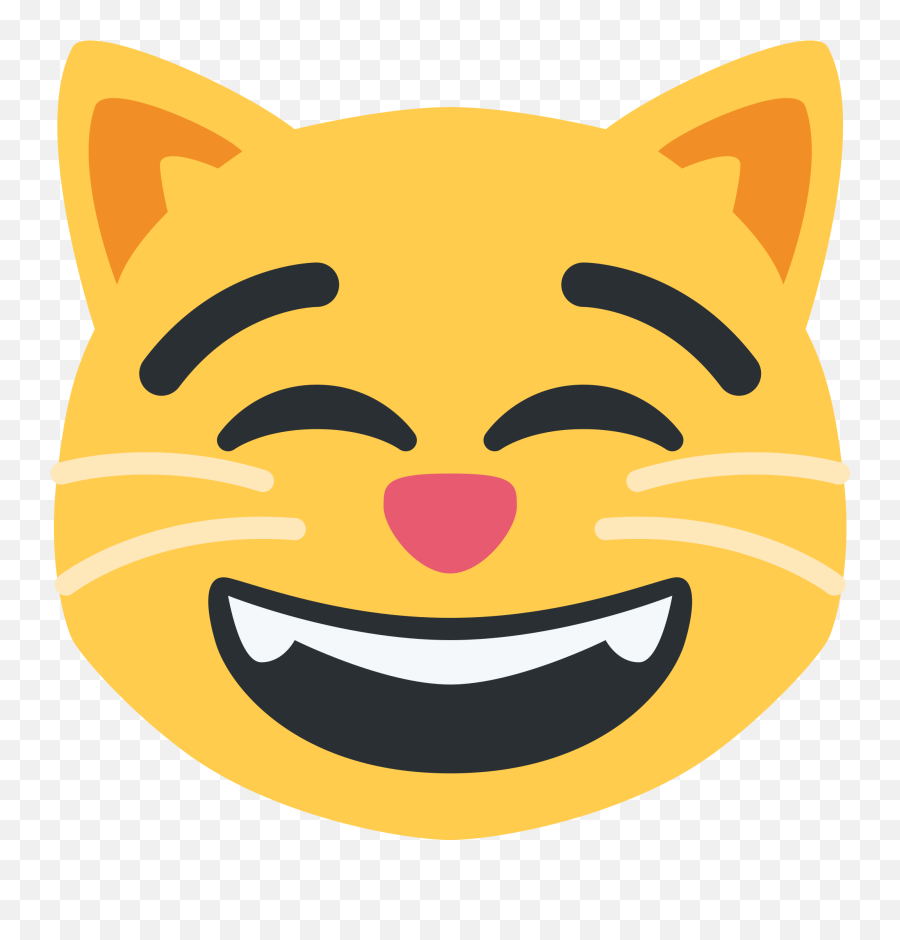 Filetwemoji12 1f638svg - Wikipedia Cat Emoji Png,Dimensions Of The Discord Icon