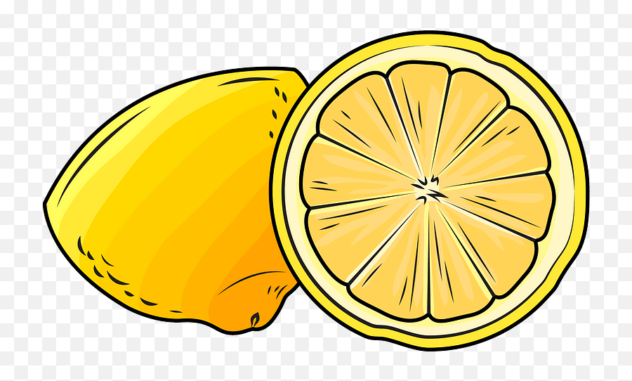 Lemon Cut In Half Clipart - Png Download Full Size Clipart Lemon Cut In Hald,Lime Wedge Icon