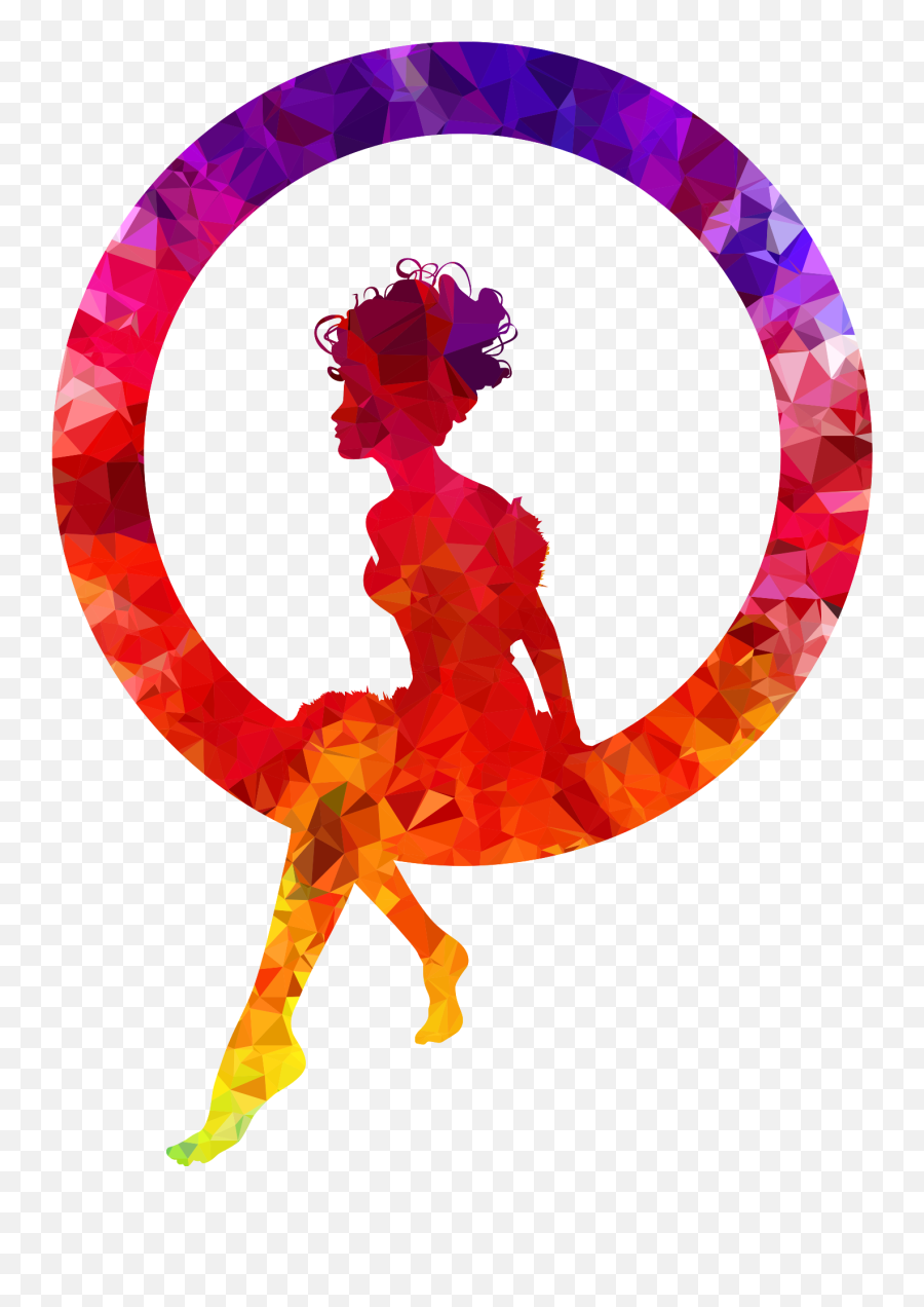Topaz Sapphire Ruby Fairy Sitting In A Circle Silhouette - Transparent Girl Sitting Silhouette Png,Sapphire Icon