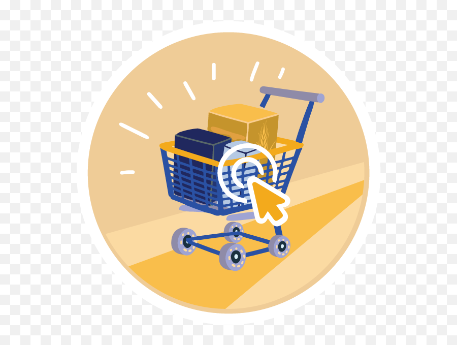 Outpost Natural Foods Virtual Food Drive - Hunger Task Force Shopping Basket Png,Food Cart Icon
