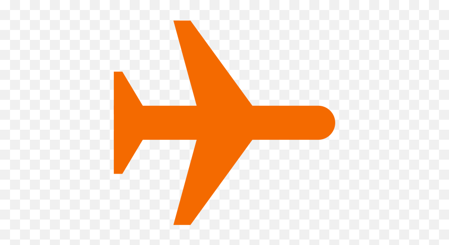 Airplane Icon Png Symbol Orange - Icon Avion Png,Aeroplane Icon Vector