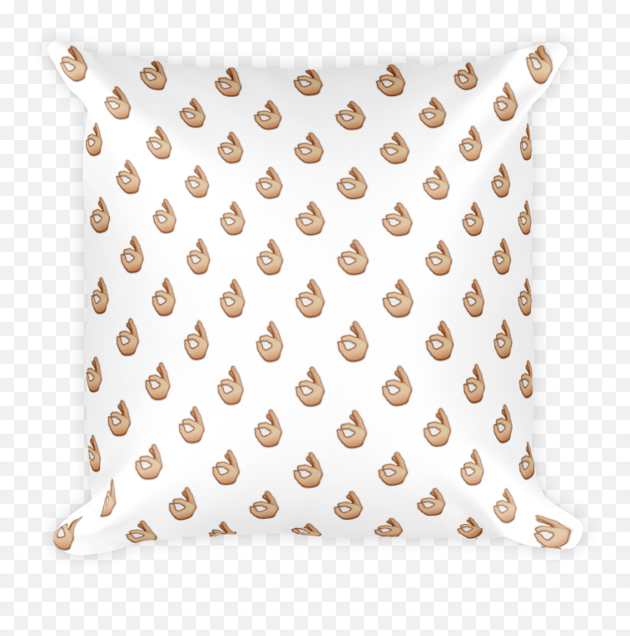 Ok Hand Sign - Just Emoji Pattern Emoji Pillow Full Size Louis Vuitton Musette Damier Crossbody Handbag Png,Ok Hand Sign Png