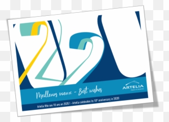 Best Wishes And Happy New Year 2020 From Artelia - Graphic Design png