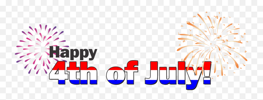 Download Fourth Of July Banner Png - Happy 4th Of July Words,Fourth Of July Png