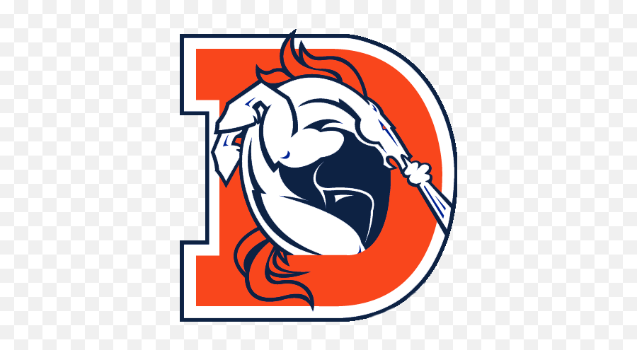 What If The Broncos Never Adopted Cyber Horse And Modern - Old School Denver Broncos D Logo Png,Broncos Icon