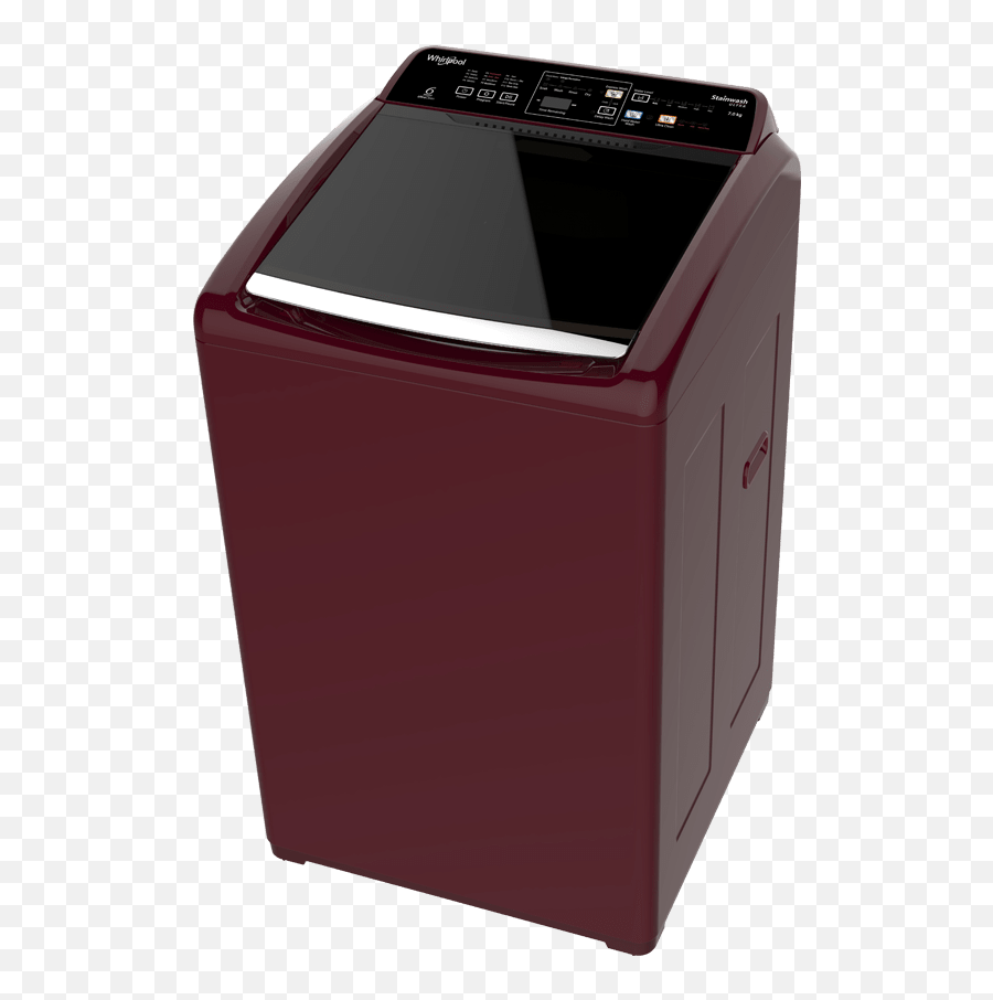 Whirlpool 7 Kg Fully Automatic Top Load Washing Machine Stainwash Ultra Ul70h Maroon - Reliance Digital Washing Machine Png,Washing Machine Png