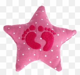 Textile Star Baby Pink Feet - Buy In Schnullerkettenladen Kfc Png,Baby Feet Png