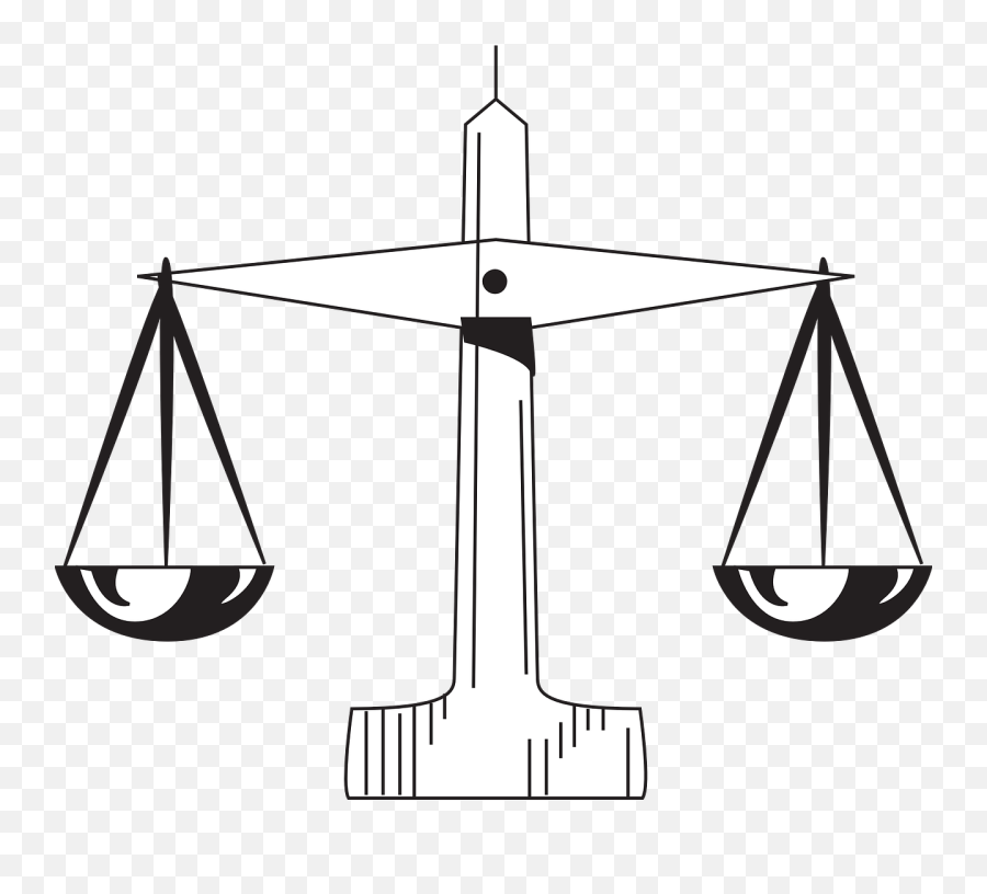 Scale Of Justice 1 Clip Art - Vector Clip Art Scale Of Justice Png,Scales Of Justice Png