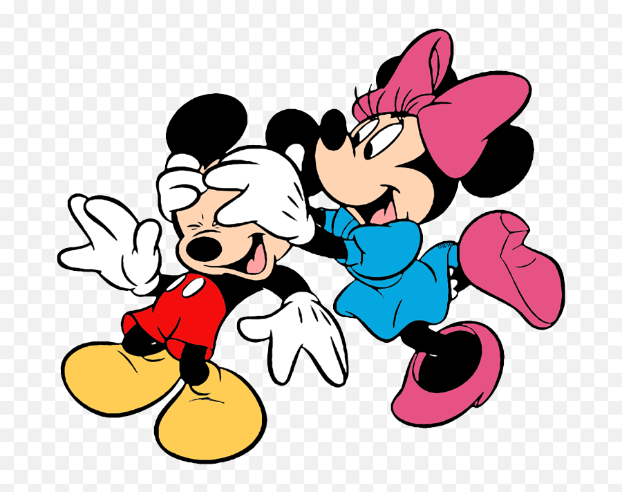 Download Hd Mickey Minnie Playing Guess Who - Cartoon Cartoon Png,Mickey And Minnie Png