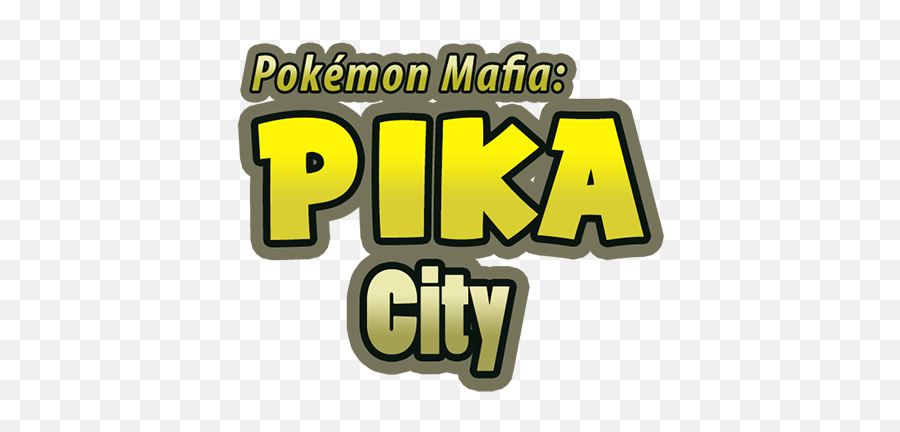 Pokémon Mafia Pika City Game Over - Pokémon Sun U0026 Moon Clip Art Png,Pokemon Sun Logo