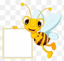 Download Bee Clipart Png Border Transparent Background Image - Transparent Background Bee Clipart,Bee Transparent Background