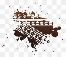 Dirt Tire Tracks Vector Png Image With - Mud Tire Tracks Png,Wormhole Png