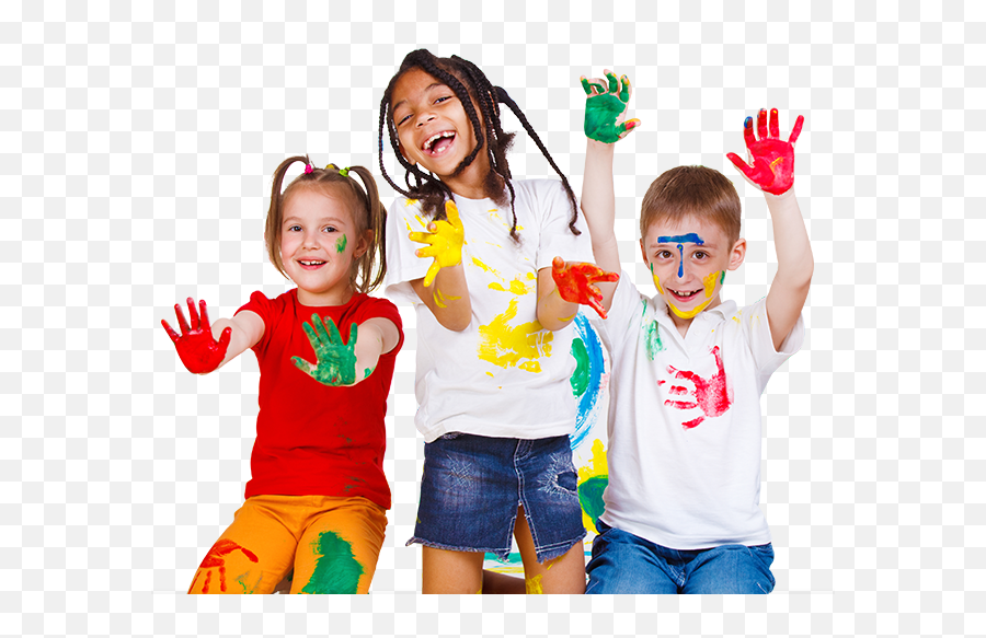 Download Children Playing With Paint - Children Paint Png Kids Playing With Paint,Children Playing Png