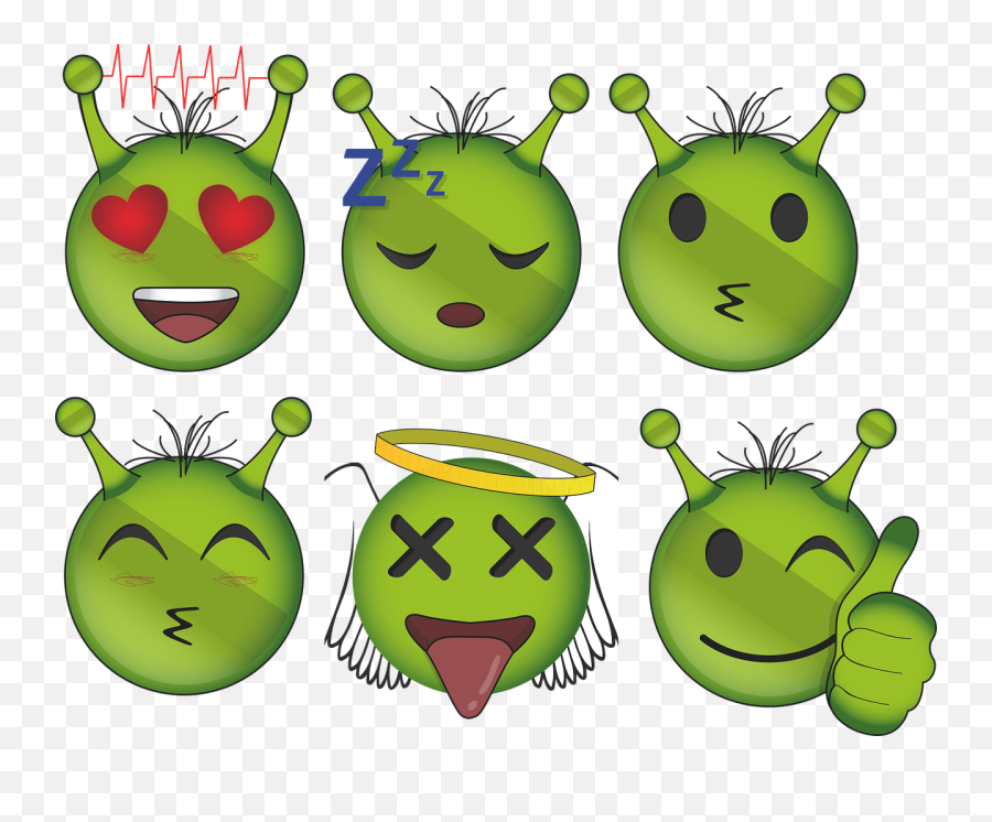Alien Emoji Emoticon - Emoji Alien Émotion Png,Alien Emoji Png