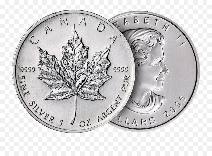 Silver Coin Png Images Transparent Background Play - Canadian Silver Maple Leaf,Coin Transparent