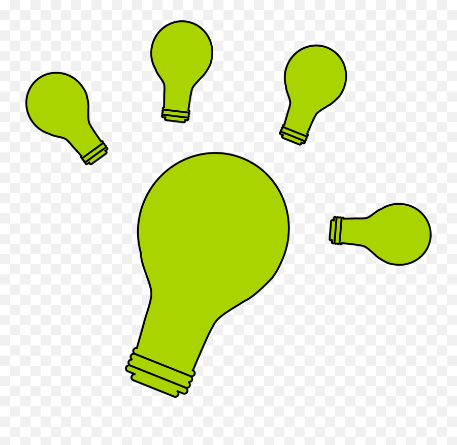 Idea Bulb Light - Free Vector Graphic On Pixabay Incandescent Light Bulb Png,Green Light Png