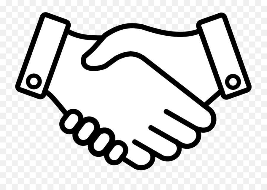 White Handshake Transparent Background - Transparent Shaking Hands Icon Png,Handshake Transparent